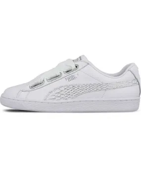 PUMA Basket Heart Oceanaire Leisure Board Shoes White