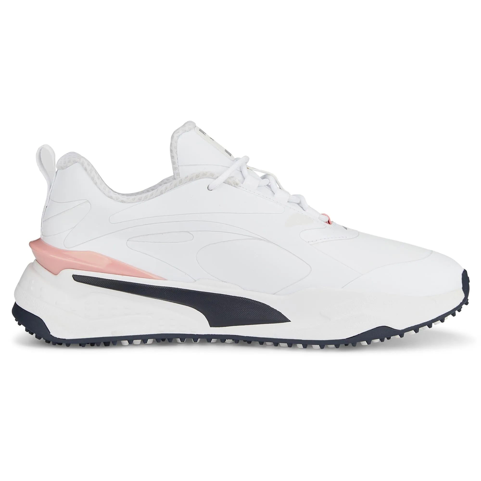 Puma Women's Golf Shoes White-Navy/Blazer-Flaming