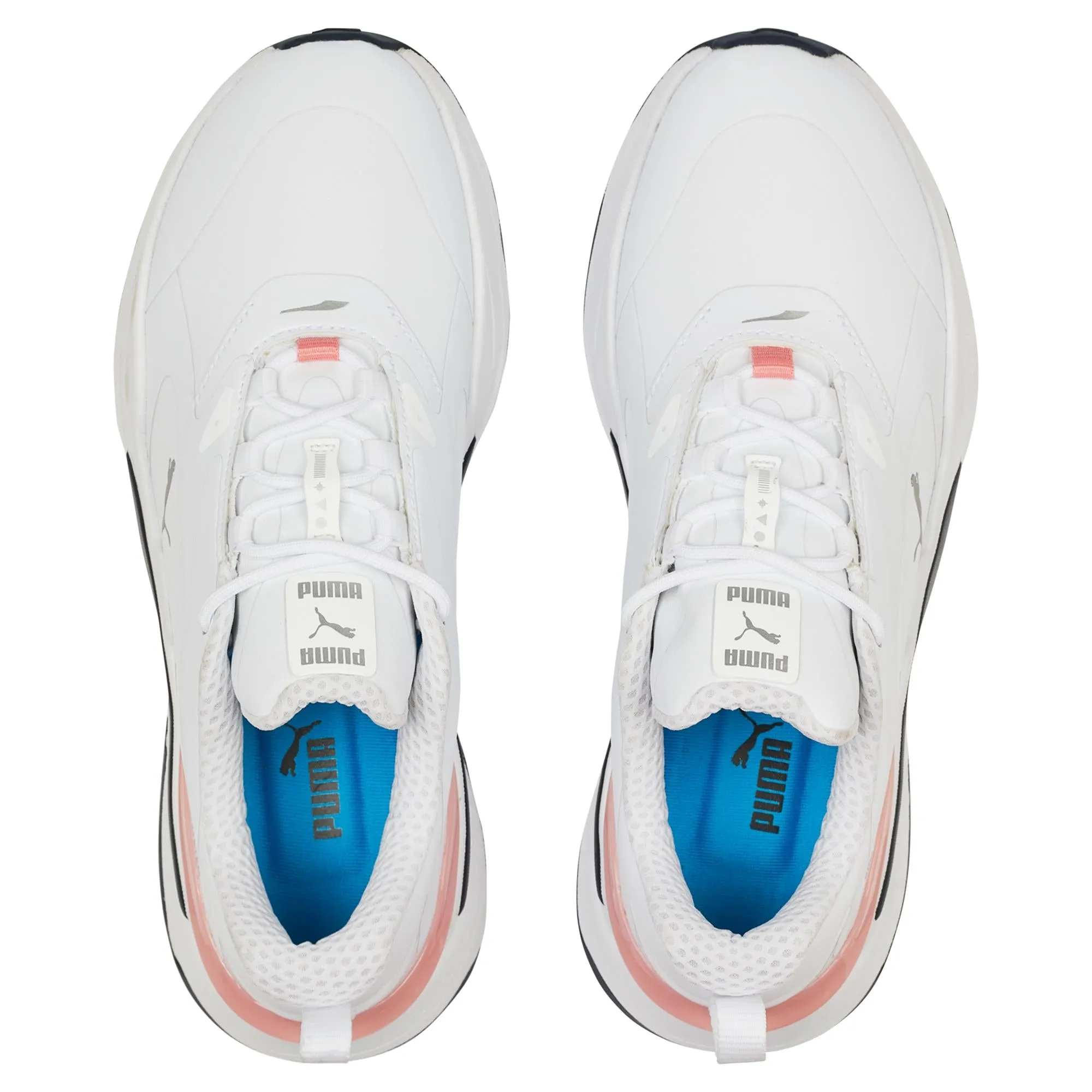 Puma Women's Golf Shoes White-Navy/Blazer-Flaming