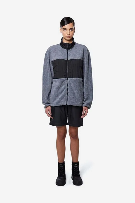 Rains jacket Fleece Jacket gray color