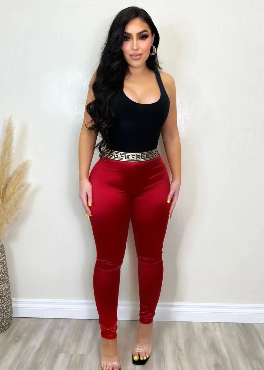 Red Ivy Pants.