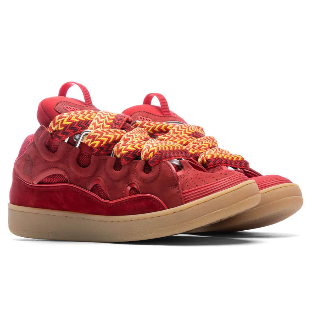 Red Poppy Curb Sneakers