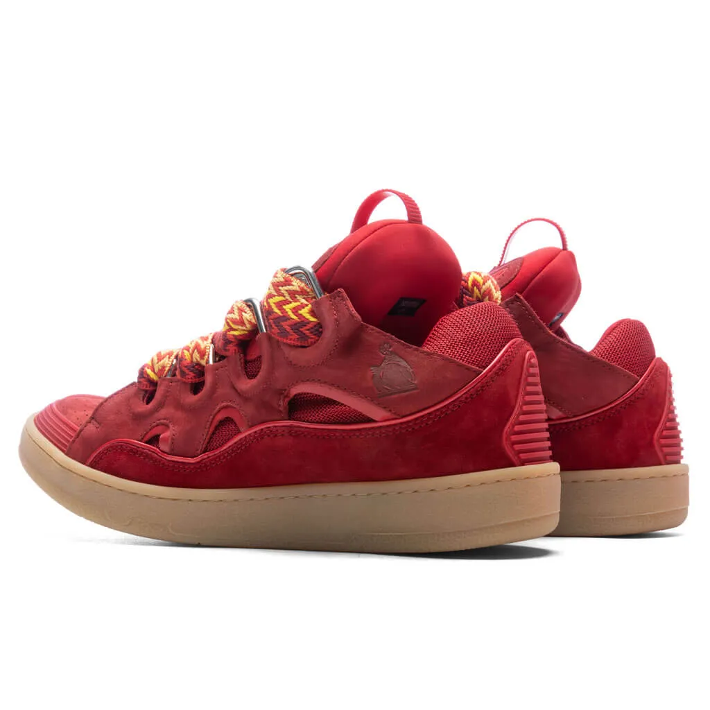 Red Poppy Curb Sneakers