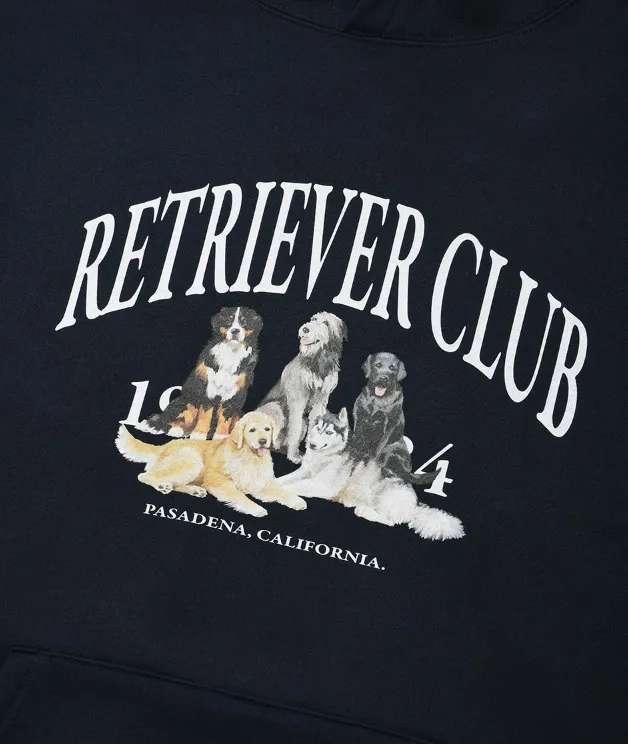 Retriever Club | Unisex Street Style Oversized Hoodies with Long Sleeves