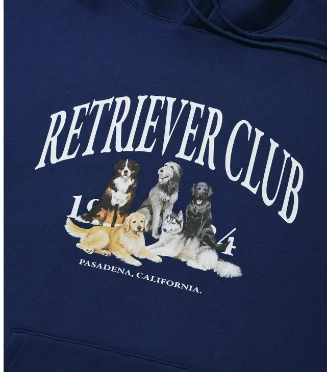 Retriever Club | Unisex Street Style Oversized Hoodies with Long Sleeves