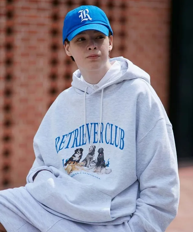 Retriever Club | Unisex Street Style Oversized Hoodies with Long Sleeves