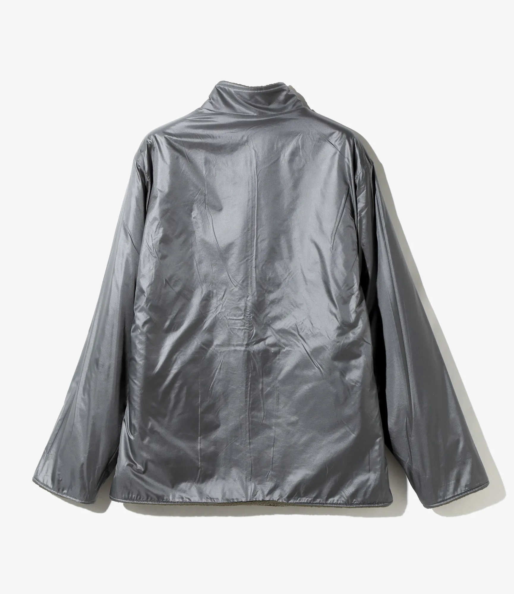 Reversible Jacket –Olive Fleece / Charcoal Ripstop