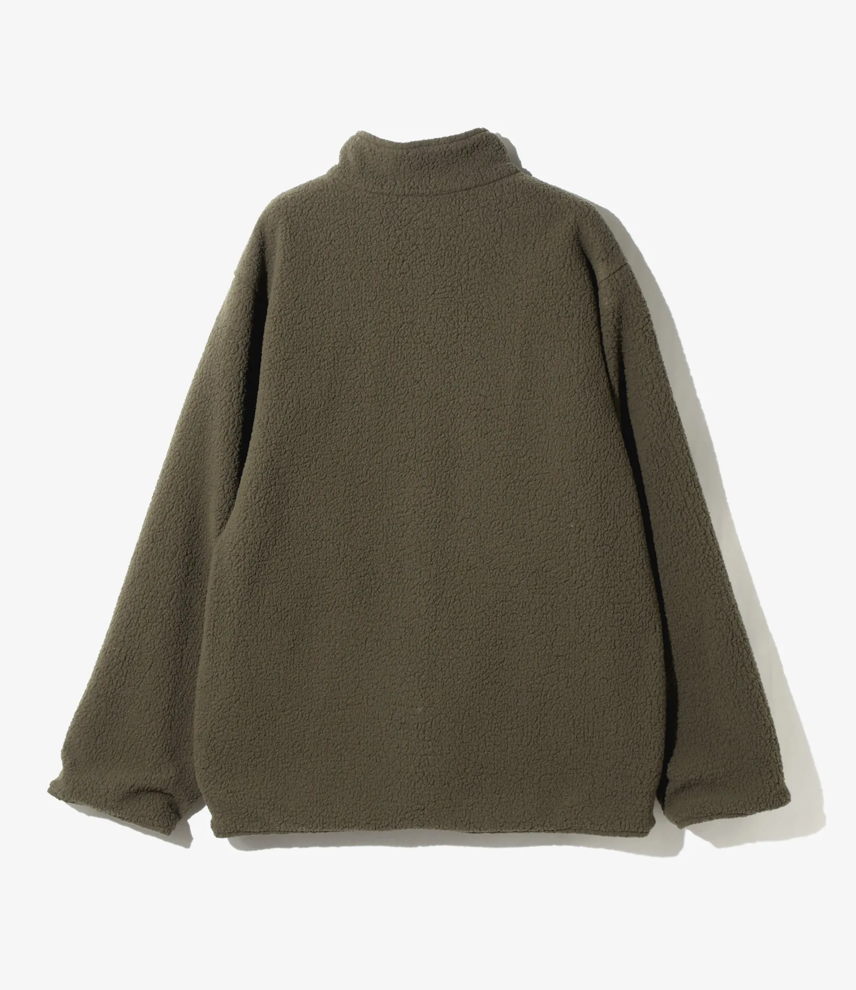 Reversible Jacket –Olive Fleece / Charcoal Ripstop