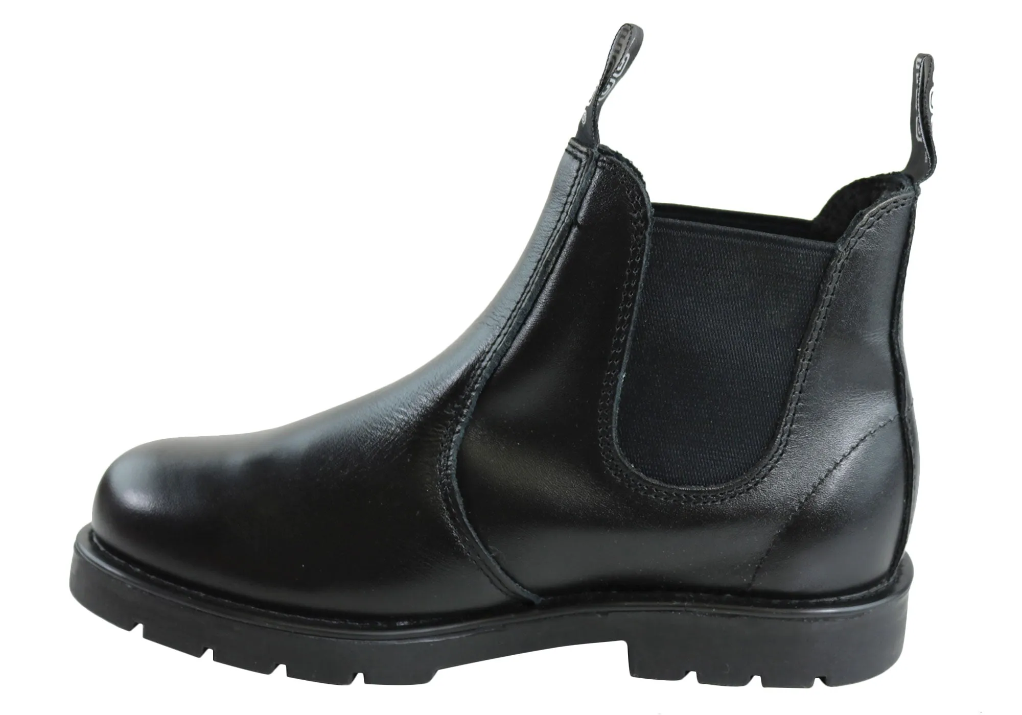 Roc Jumbuk Senior Older Boys/Mens Pull On Leather Boots