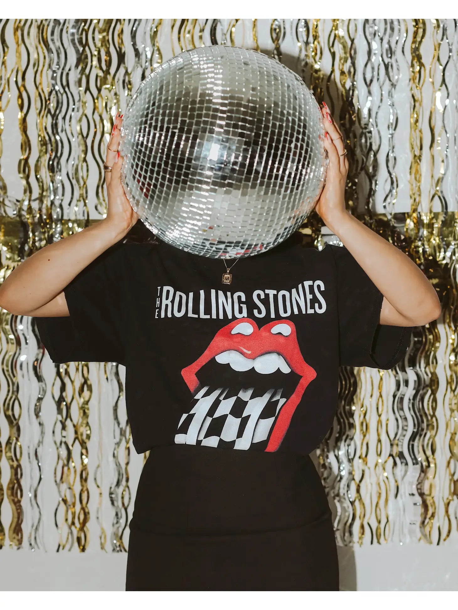 Rolling Stones Zip Code Night Black Graphic Tee - Thrifted Concepts Reno