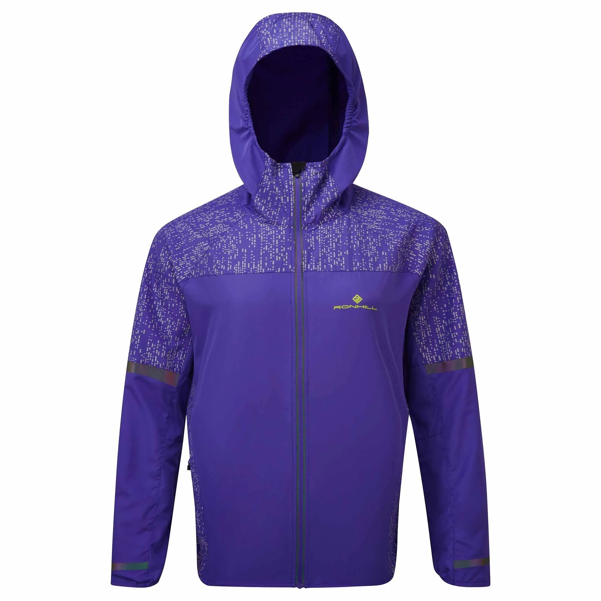 Ronhill Life Nightrunner Women's Running Jacket Plum Citrus Reflect