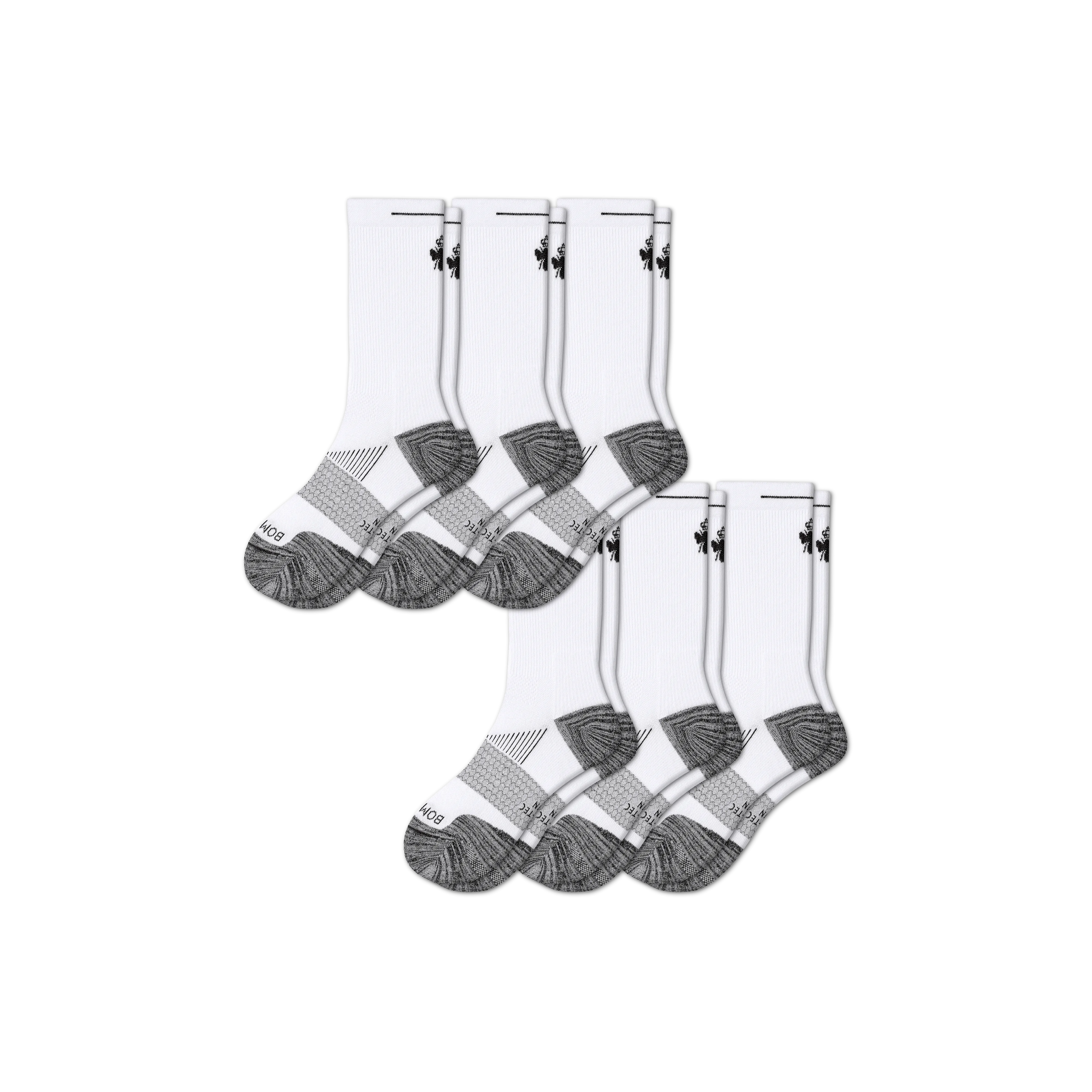 Running Calf Socks for Men - 6 Pack