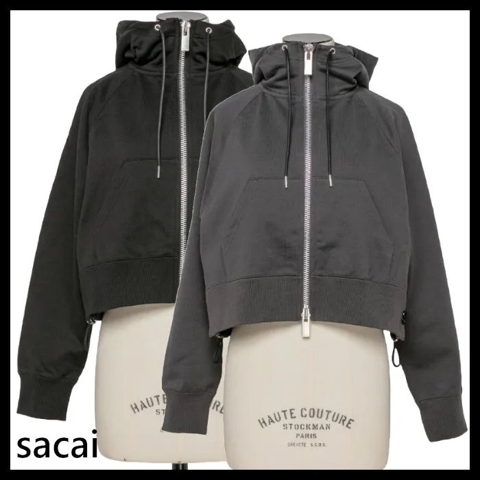 sacai | Long Sleeves Cotton Logo: Street Style