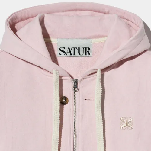 SATUR | Unisex Logo Hoodies & Sweatshirts for Street Style