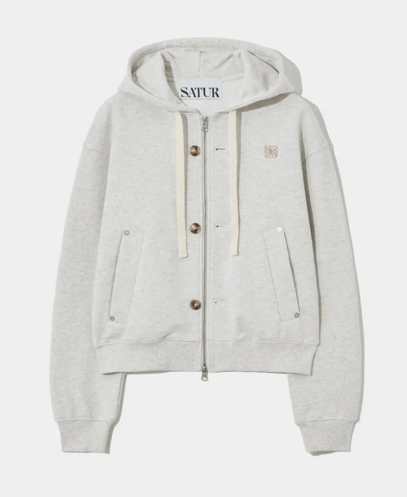 SATUR Unisex Street Style Collaboration Hoodies & Sweatshirts