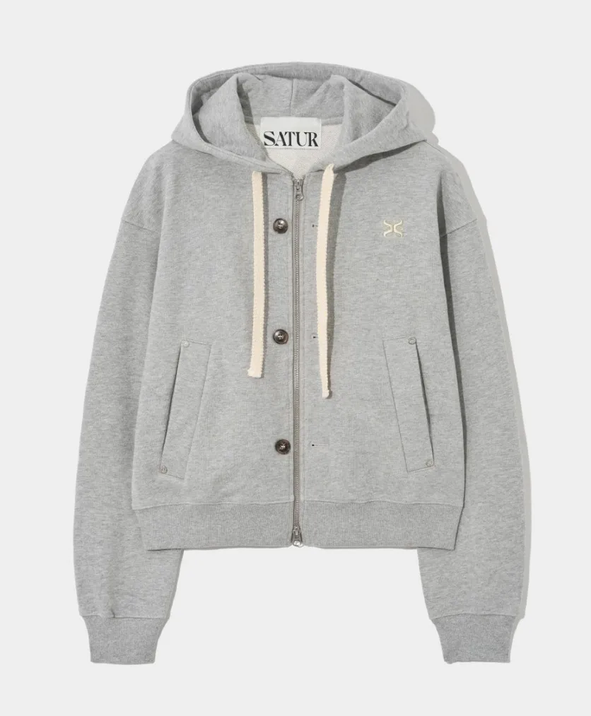 SATUR Unisex Street Style Collaboration Hoodies & Sweatshirts