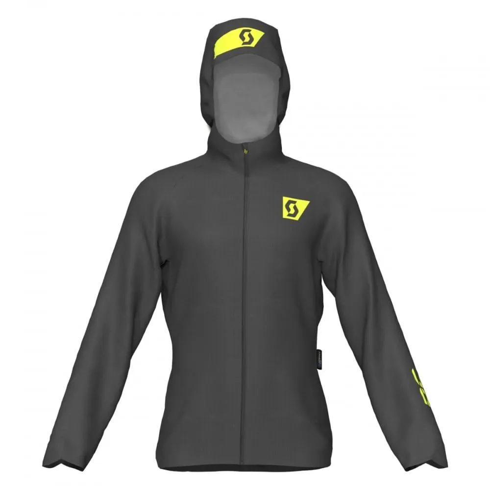 Scott RC Run Men's Waterproof Running Jacket Black Yellow