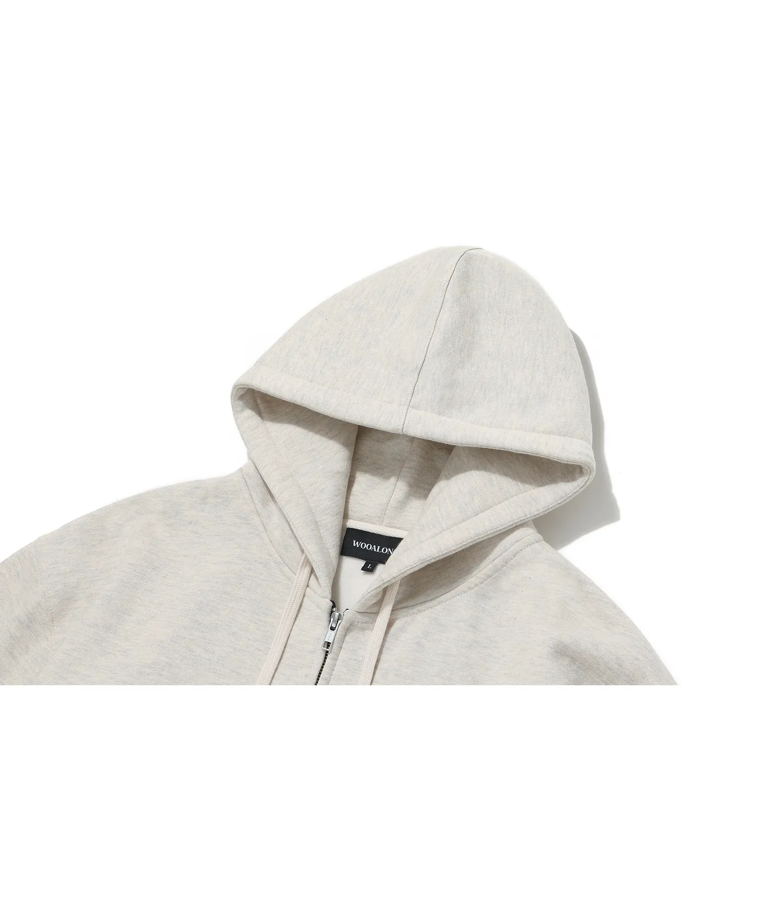 Signature hood zip-up - WOOALONG