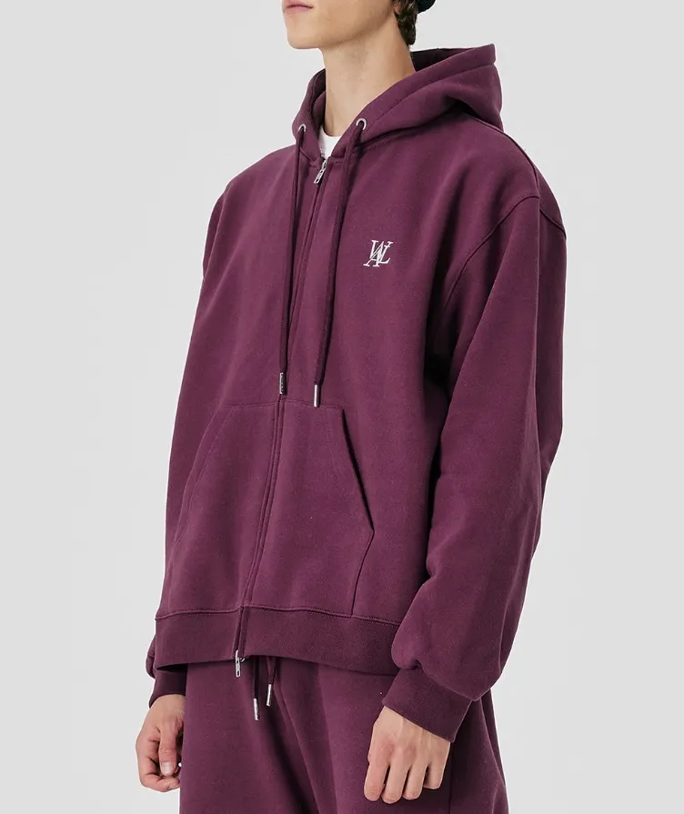 Signature hood zip-up - WOOALONG