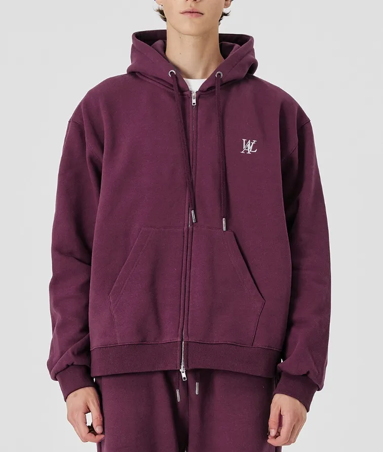 Signature hood zip-up - WOOALONG