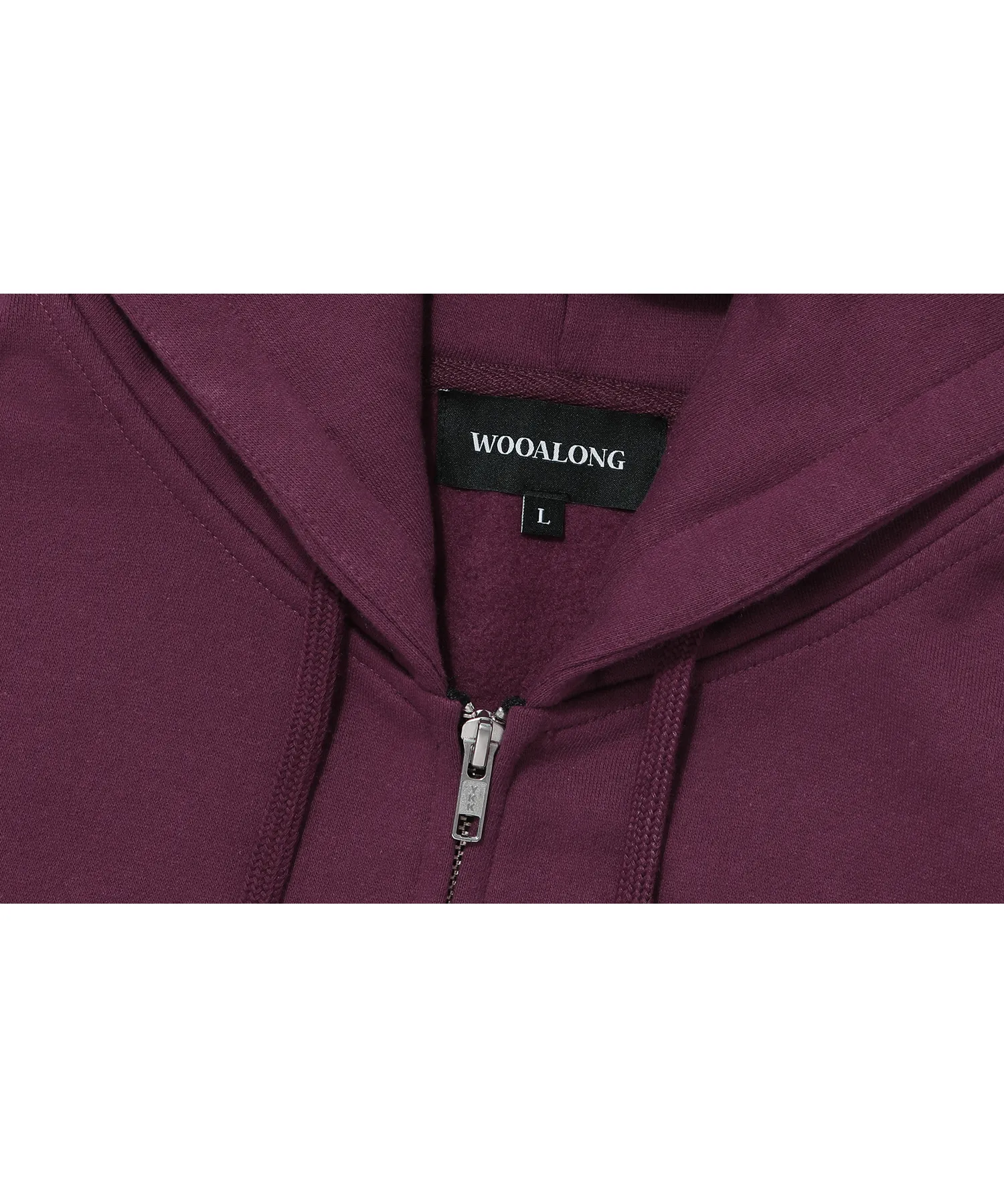 Signature hood zip-up - WOOALONG