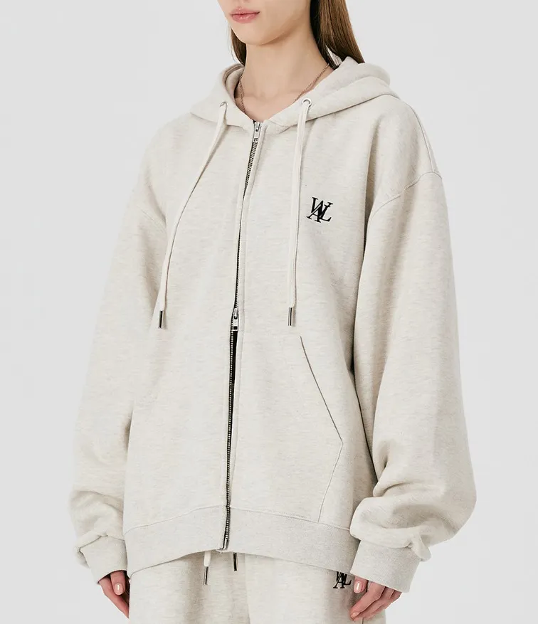 Signature hood zip-up - WOOALONG