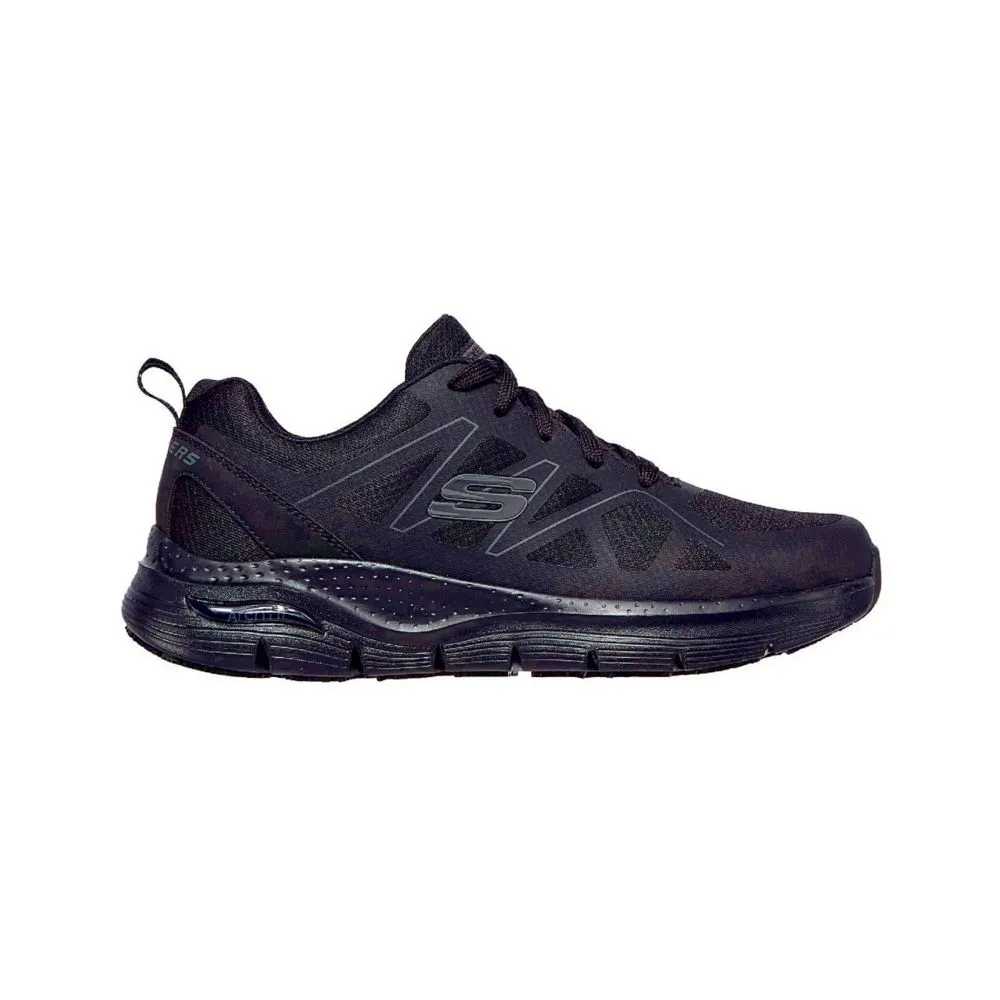 Skechers Arch Fit SR Axtell Metal Free   Non Safety Shoes Black Size 9 - Screwfix