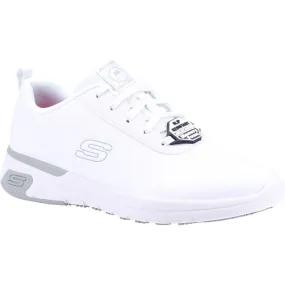 Skechers Marsing Gmina Metal Free Womens  Non Safety Shoes White Size 5 - Screwfix