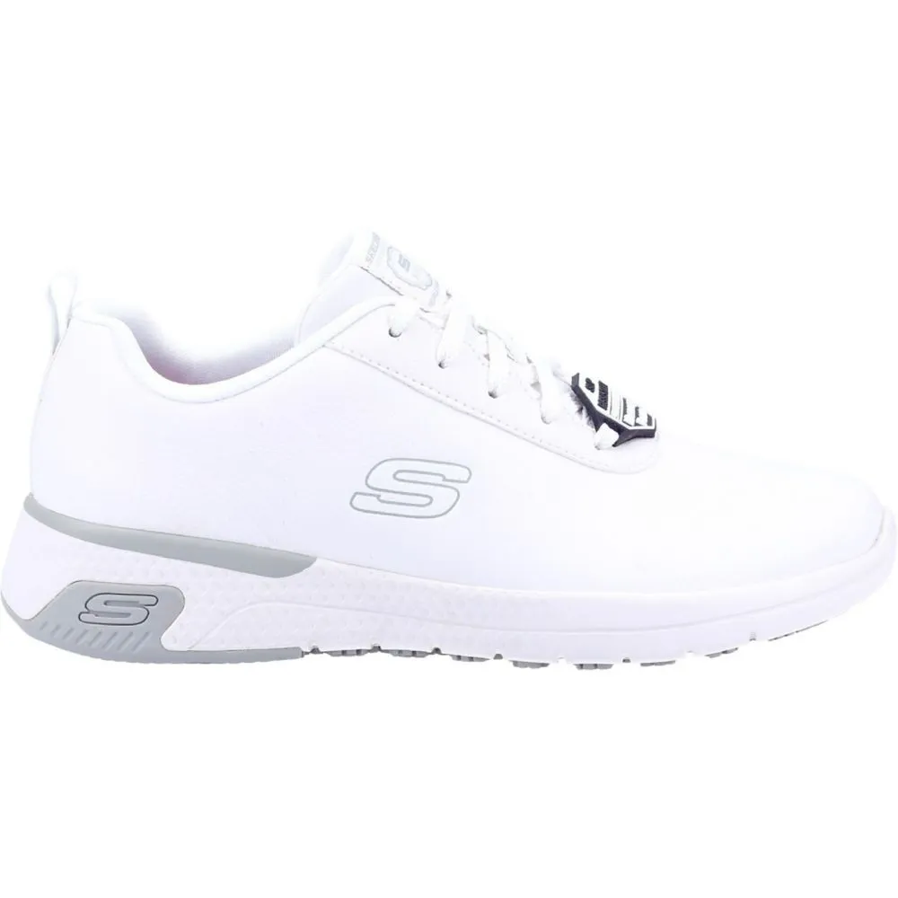 Skechers Marsing Gmina Metal Free Womens  Non Safety Shoes White Size 5 - Screwfix