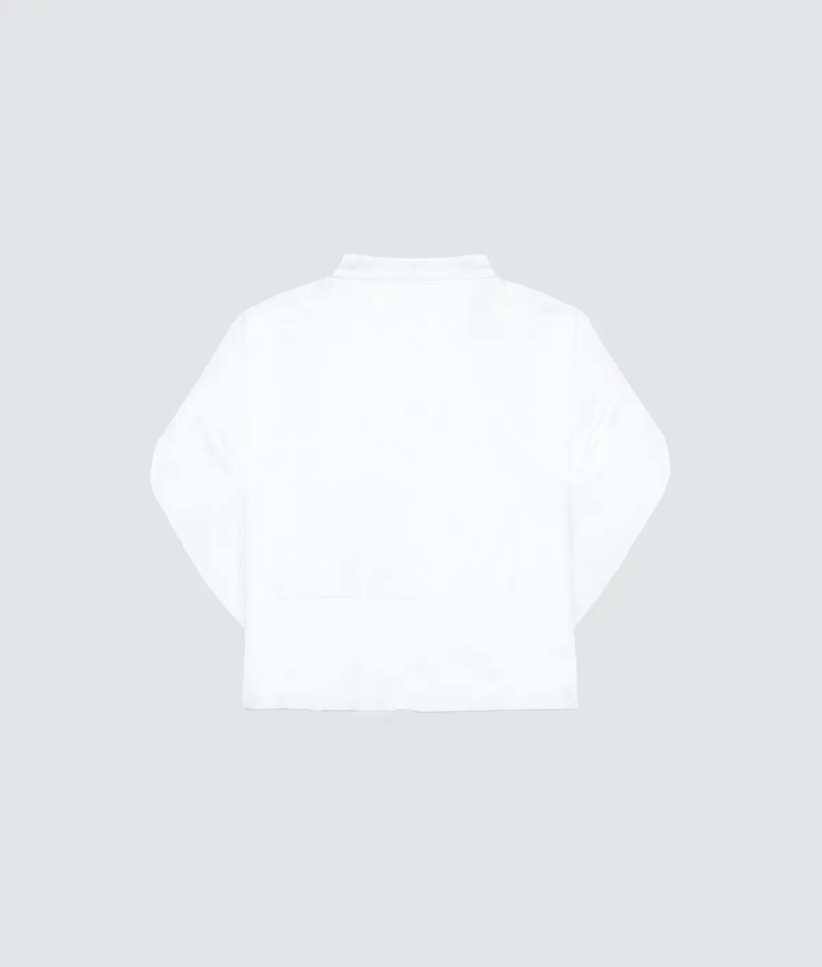 Slit Neck Sweater - White