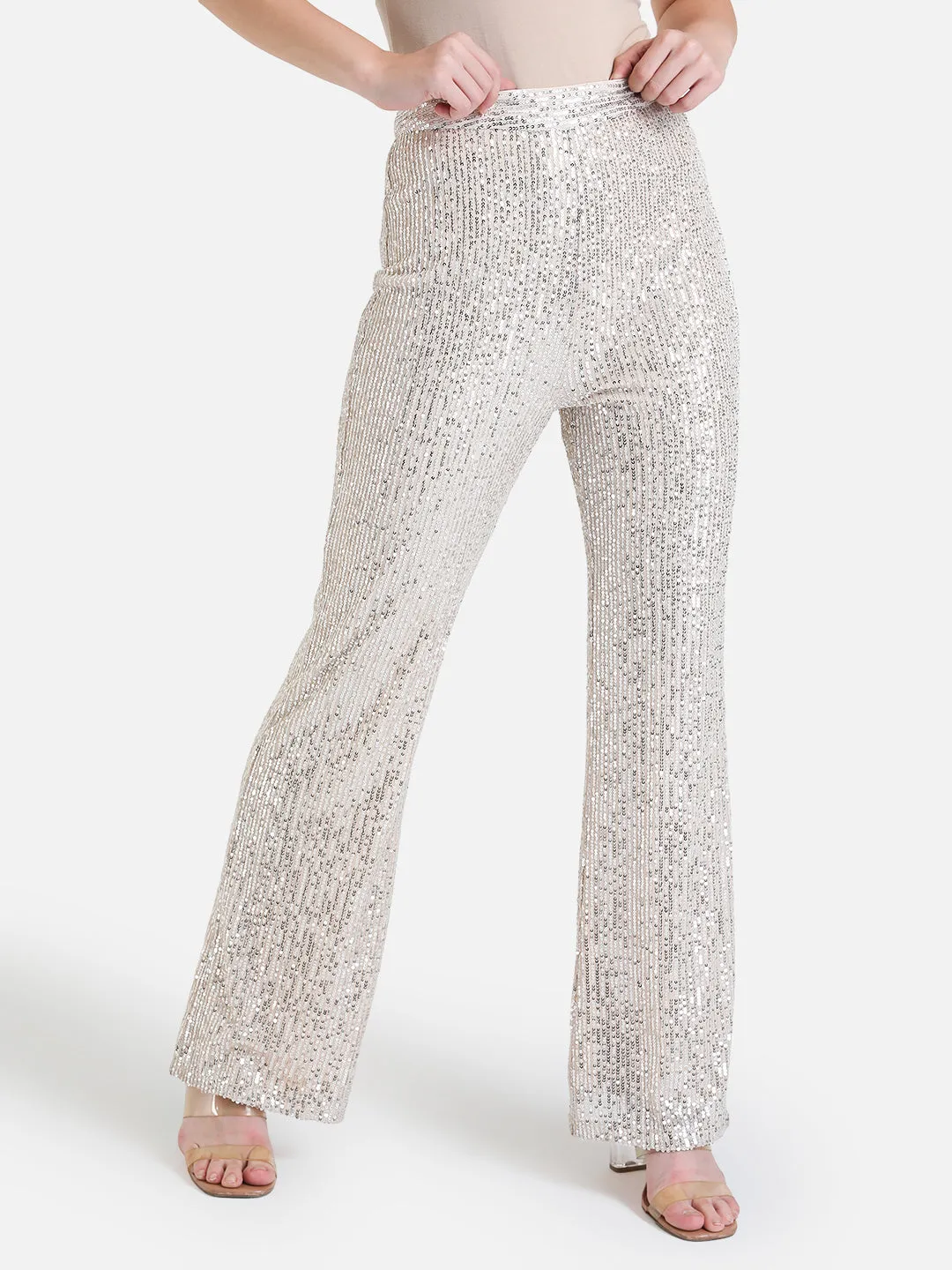 Sparkly Flared Trousers