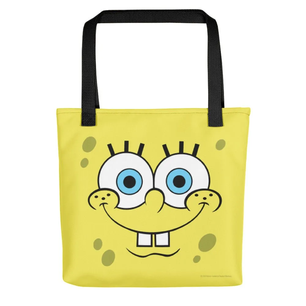 SpongeBob SquarePants Happy Big Face Tote Bag