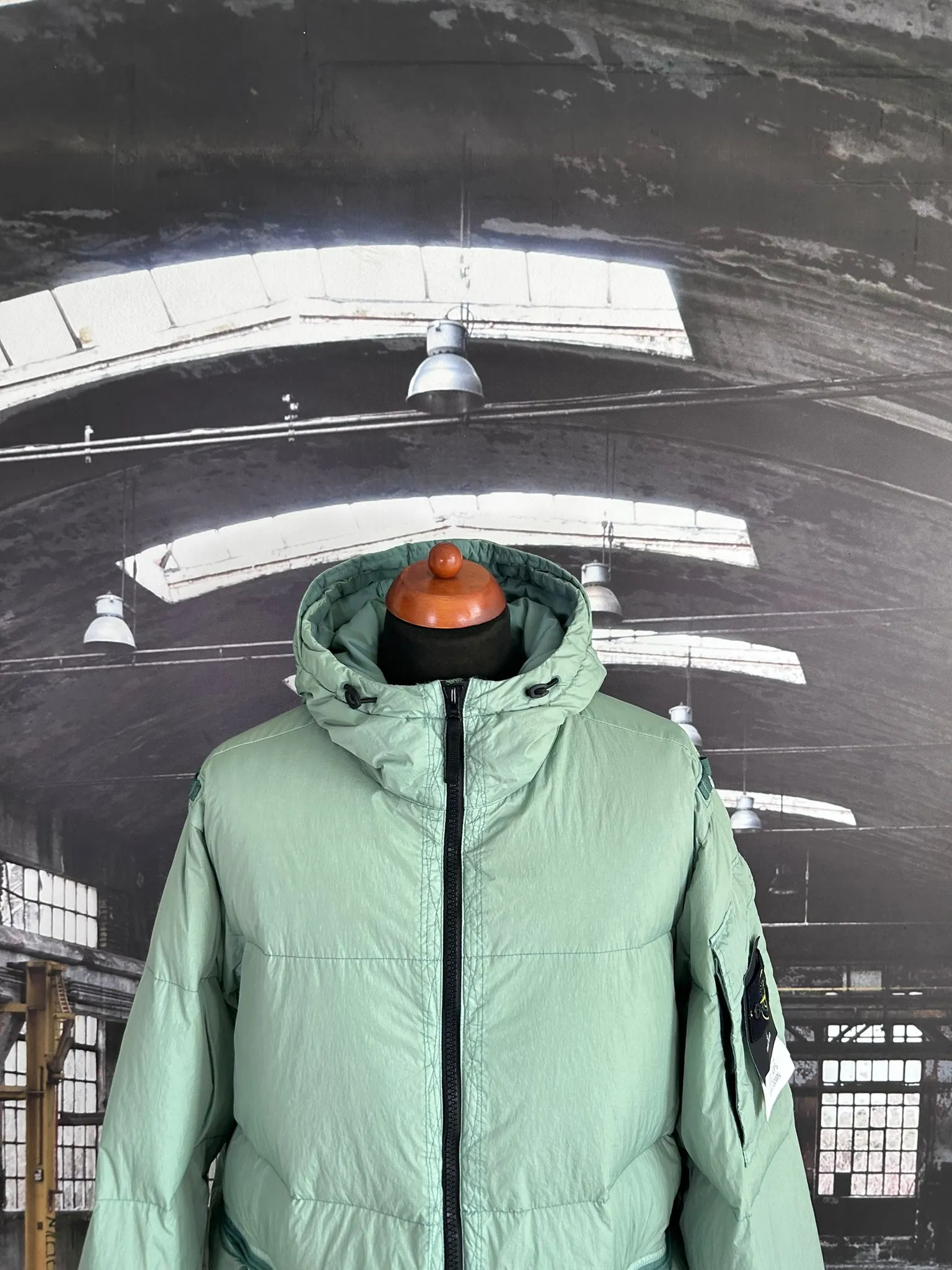 Stone Island Crinkle Reps NY Down Jacket.