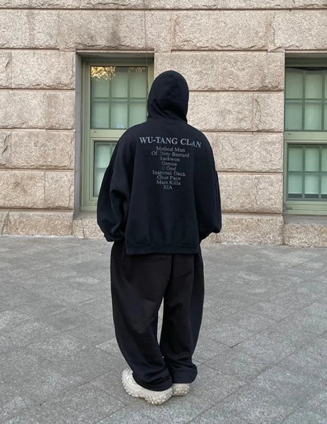 Street Style Long Sleeves Oversized Logo Hoodies by HUE