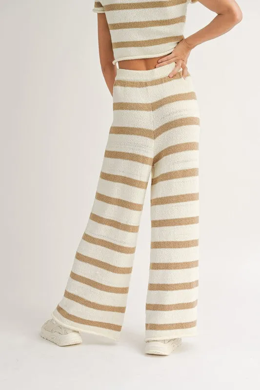 Striped Knit Pants