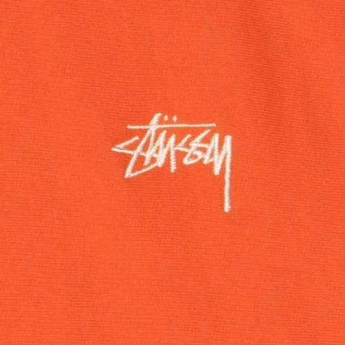 Stussy Unisex Long Sleeve Logo Skater Hoodies - Street Style