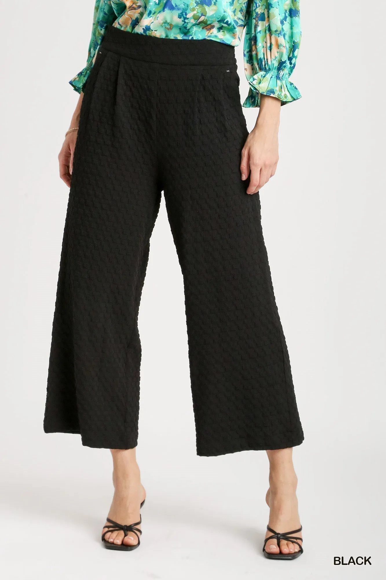 Stylish Jacquard Pants by Umgee