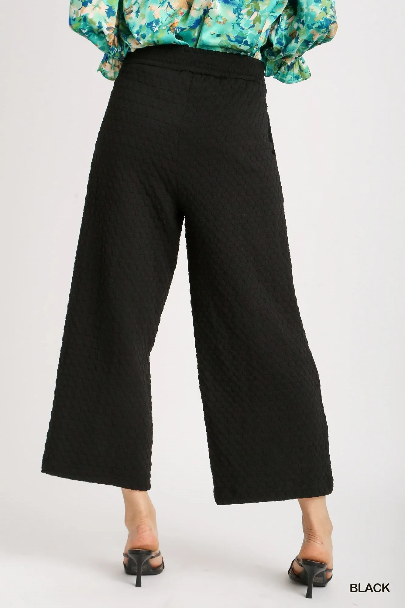 Stylish Jacquard Pants by Umgee