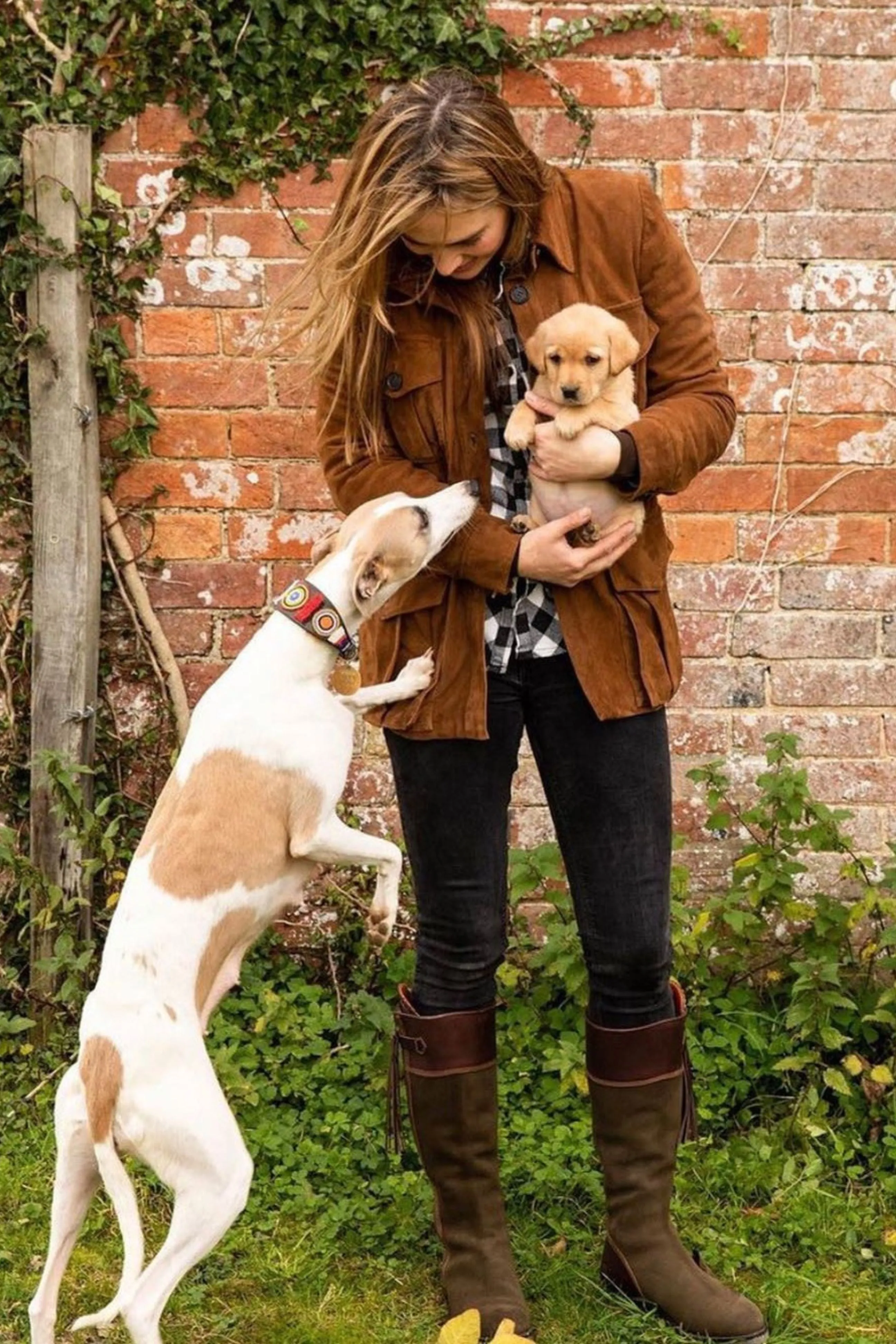 Suede Tracker Jacket in Tan