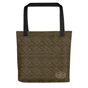 Survivor Brown Tribal All Over Print Premium Tote Bag