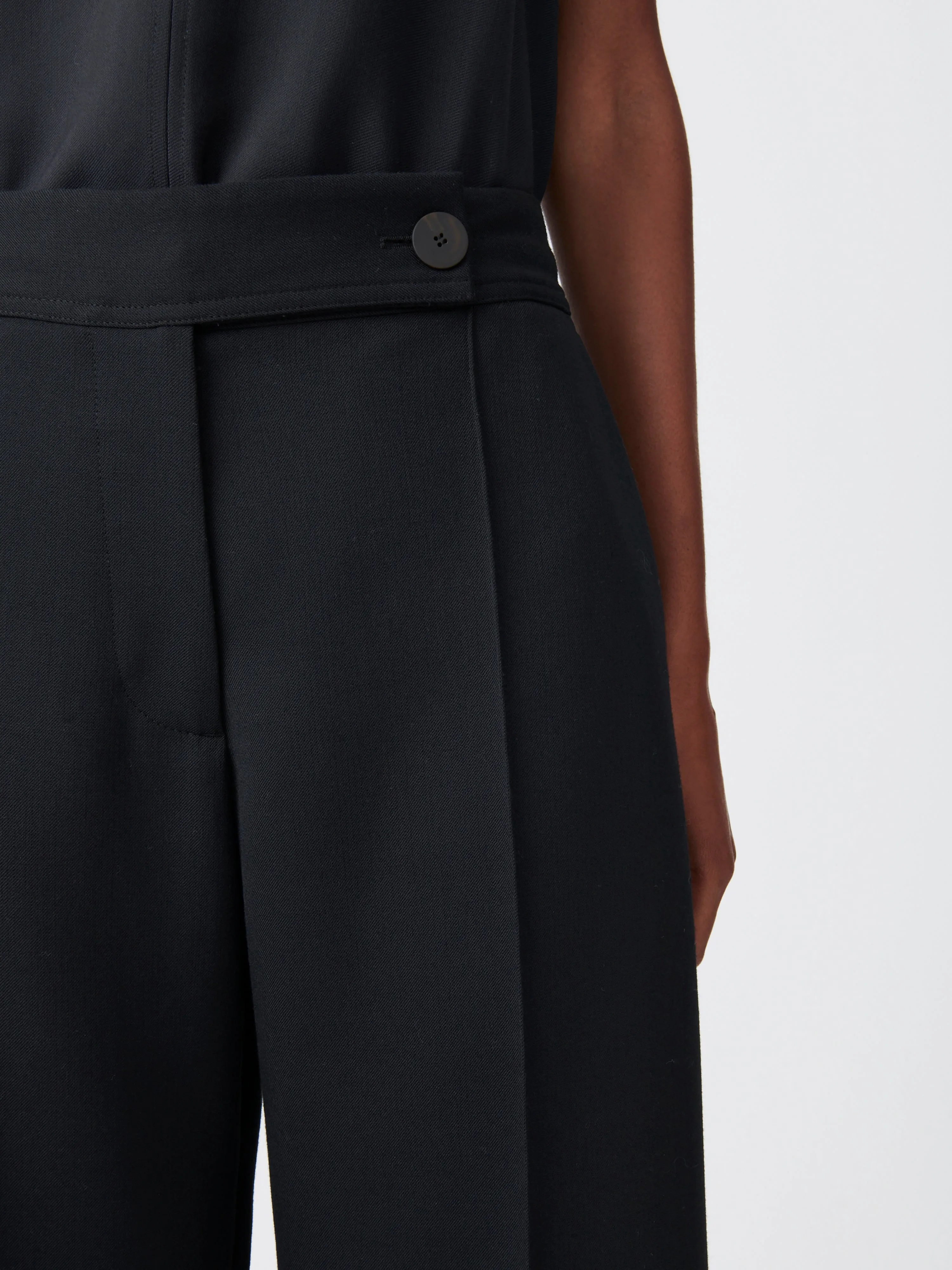 Sydney Viscose Pant Darkest Navy