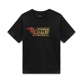 T-Shirt Vans Metallic Flame Black - Kids