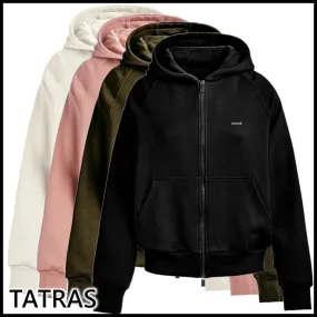 TATRAS Long Sleeve Plain Cotton Logo | Street Style Clothing