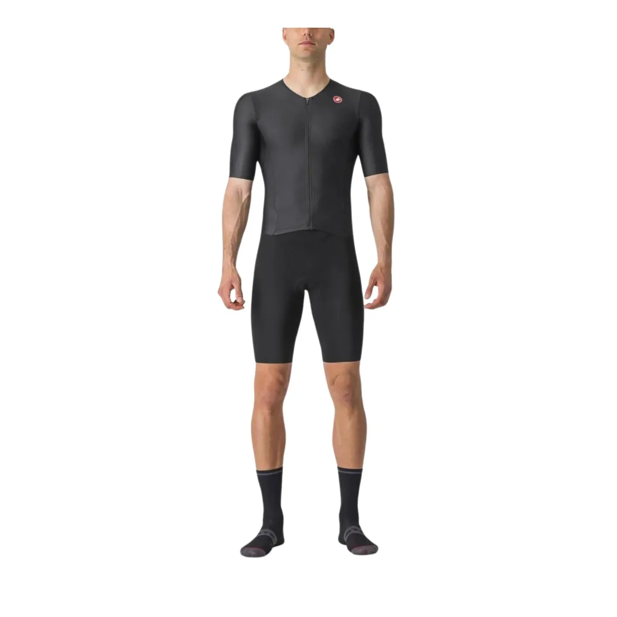 This Castelli Sanremo Ultra Speed Trisuit in Black is perfect for fast and efficient cycling and triathlon performance.