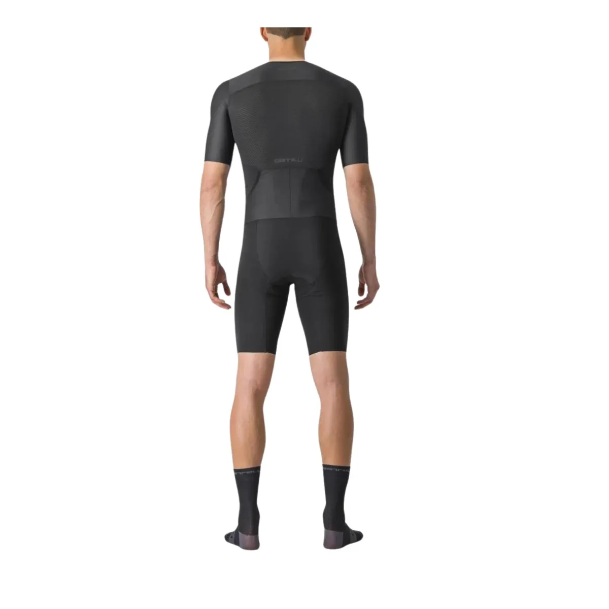 This Castelli Sanremo Ultra Speed Trisuit in Black is perfect for fast and efficient cycling and triathlon performance.