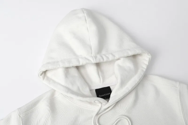 three times | Street Style Cotton Hoodies Sweatshirts