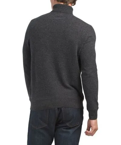 Tj Maxx Merino Wool And Cashmere Blend Roll Neck Sweater For Men