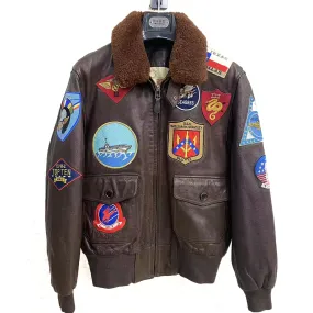 TOP GUN MAVERICK Leather Flight Jacket