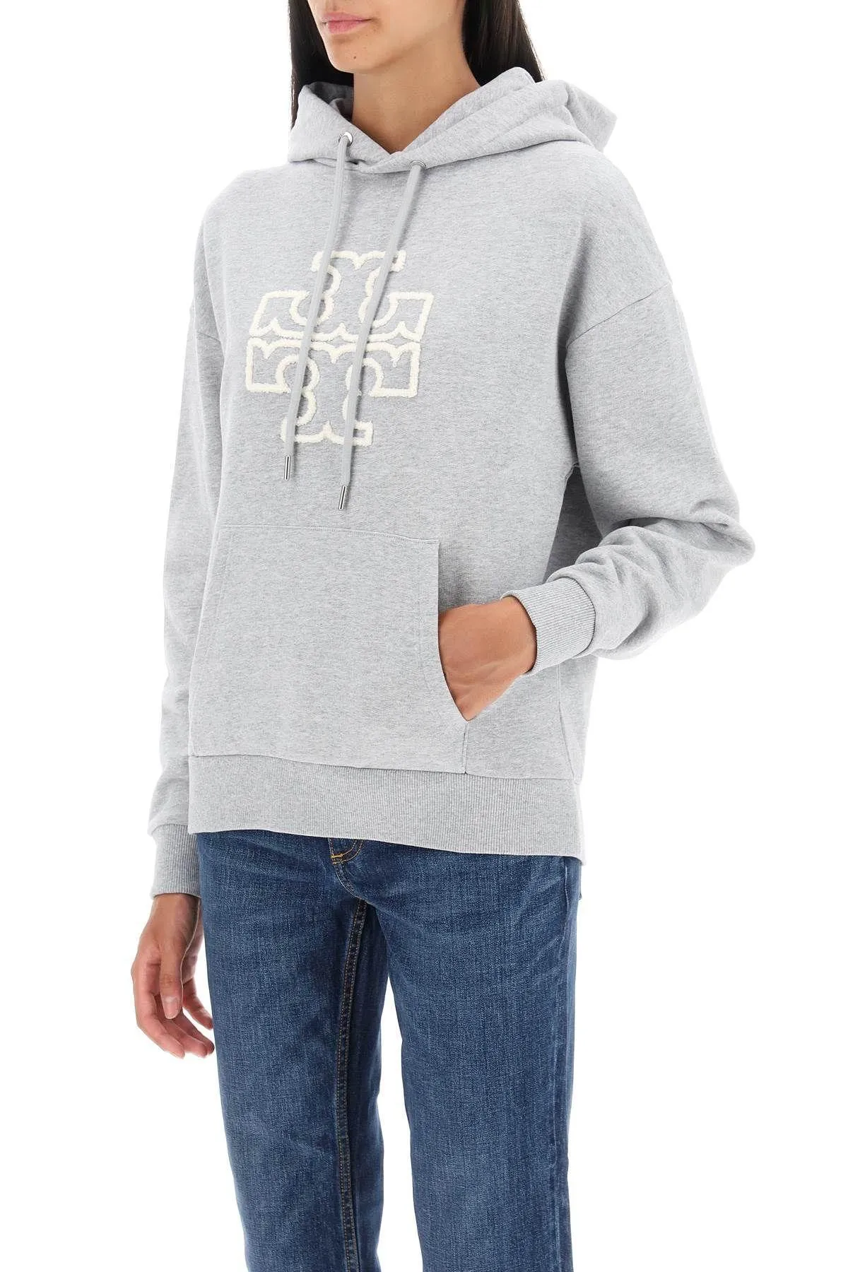 Tory Burch | Long Sleeves Cotton Logo | Unisex Street Style