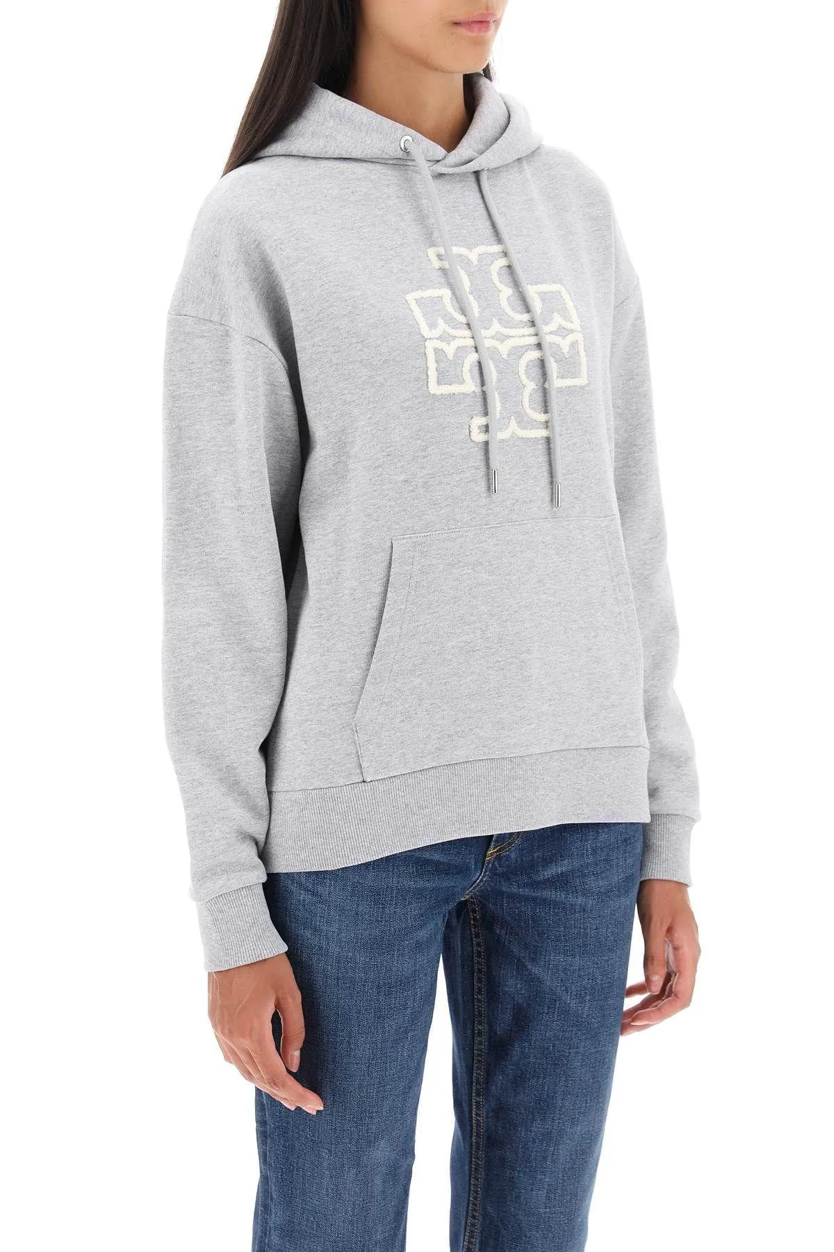 Tory Burch | Long Sleeves Cotton Logo | Unisex Street Style